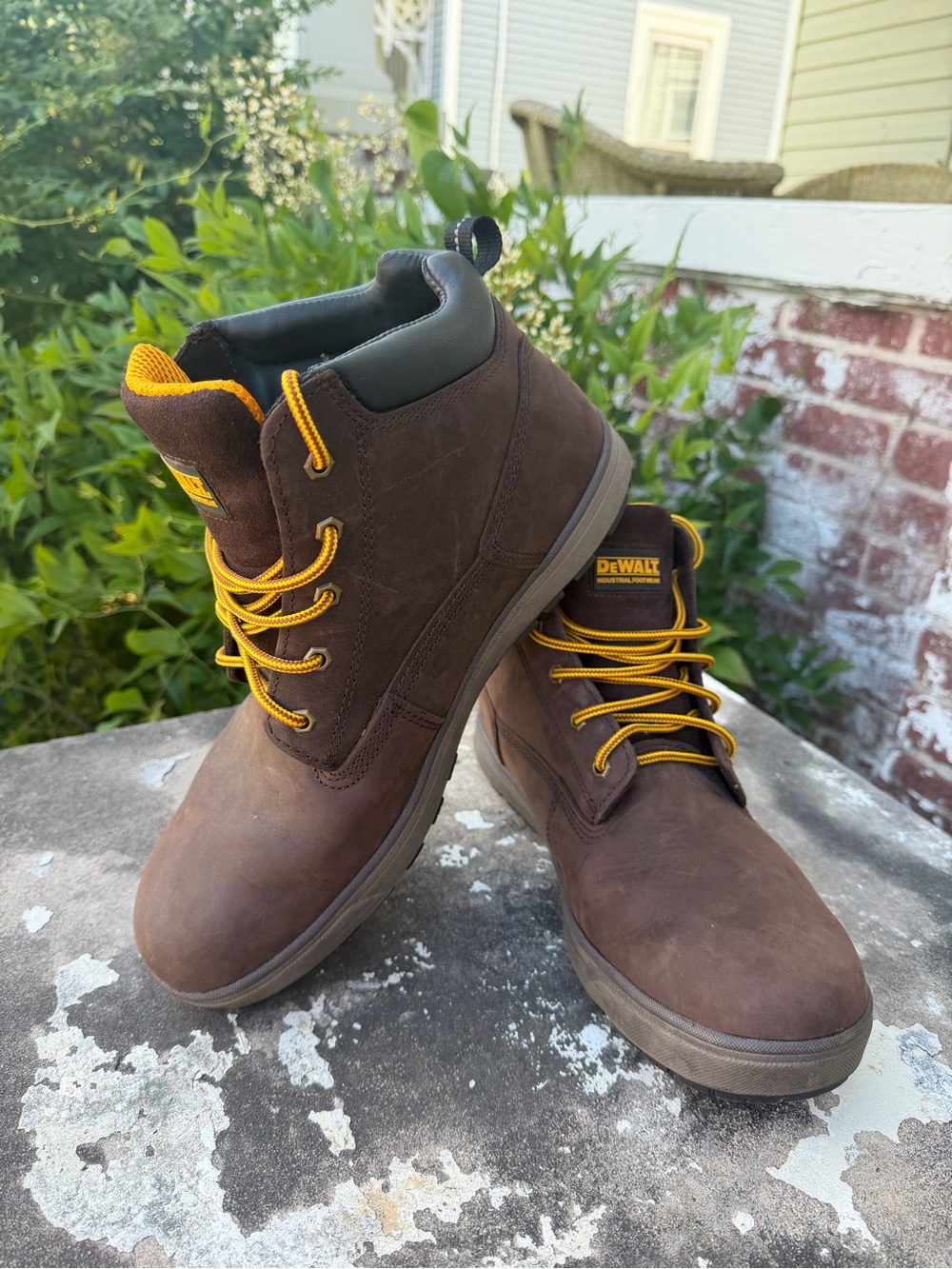 Dewalt Mens Helix Waterproof 6 Inch Work Boots Soft Toe DXWP84365 Sz 13 M Brown